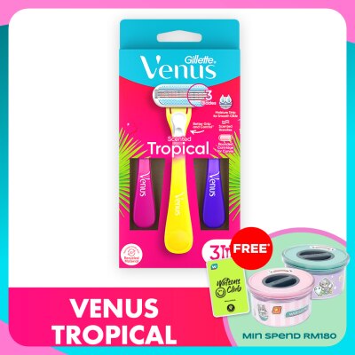 GILLETTE VENUS Venus Tropical Shavers 3s