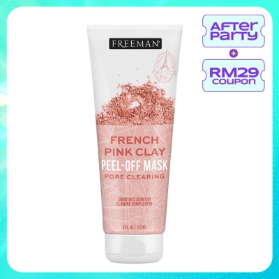 FREEMAN Freeman Exotic Blends Pore Clearing French Pink Clay Peel Off Mask 175ml
