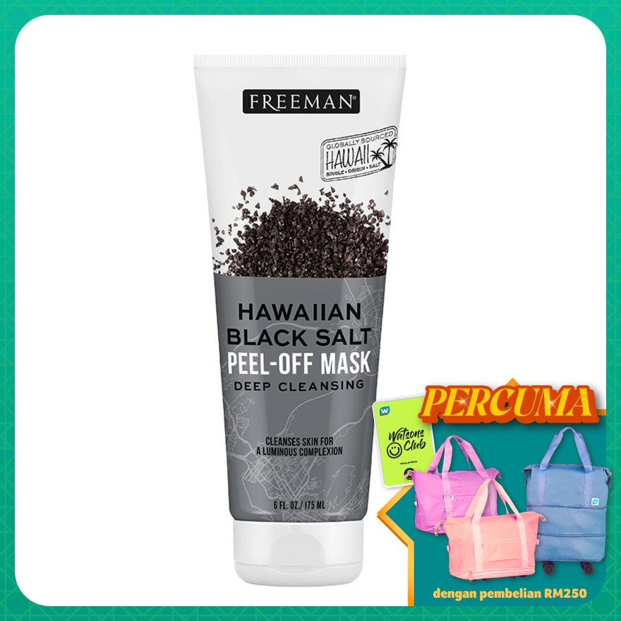 Freeman Exotic Blends Deep Cleansing Hawaiian Black Salt Peel Off Mask 175ml