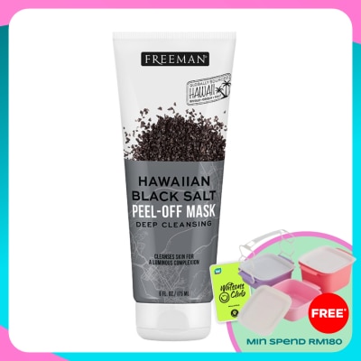 FREEMAN Freeman Exotic Blends Deep Cleansing Hawaiian Black Salt Peel Off Mask 175ml