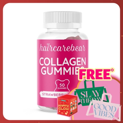 HAIR CARE BEAR Collagen Gummies Strawberry 50s