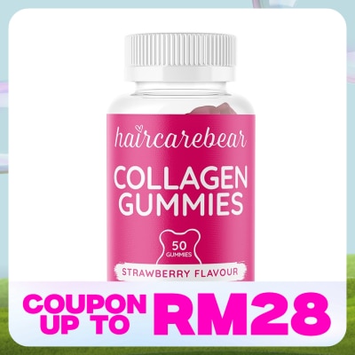 HAIR CARE BEAR Collagen Gummies Strawberry 50s