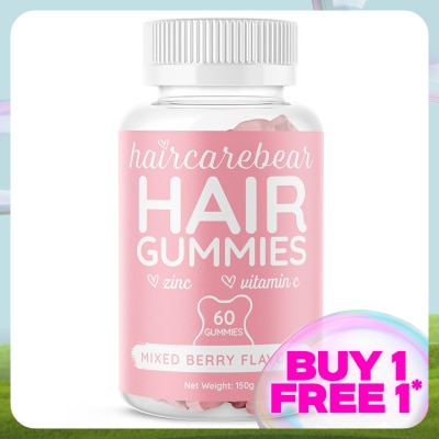 HAIR CARE BEAR Hair Gummies Mixed Berry 60s