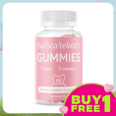HAIR CARE BEAR Hair Gummies Mixed Berry 60s
