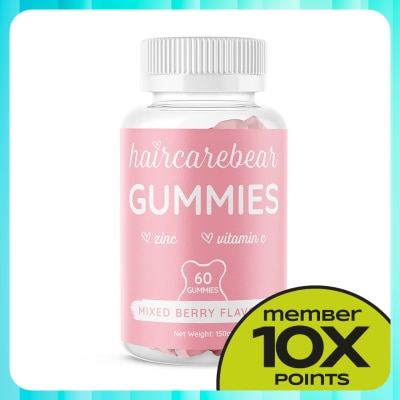 HAIR CARE BEAR Hair Gummies Mixed Berry 60s