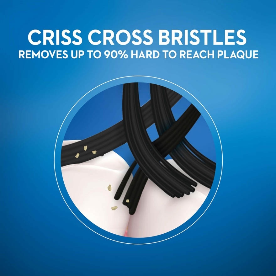 Cross Action Ultrathin Charcoal Toothbrush 3S