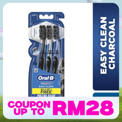 ORAL-B Easy Clean Charcoal Toothbrush 3S