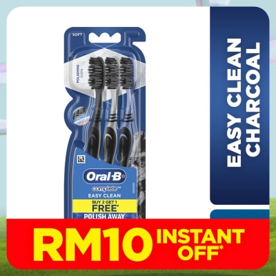 ORAL-B Easy Clean Charcoal Toothbrush 3S