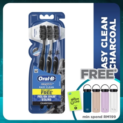 ORAL-B Easy Clean Charcoal Toothbrush 3S