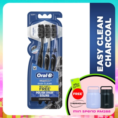 ORAL-B - Easy Clean Charcoal Toothbrush 3S