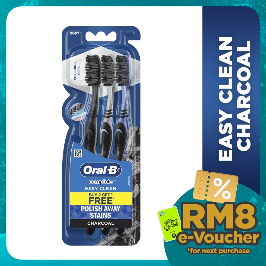 Easy Clean Charcoal Toothbrush 3S