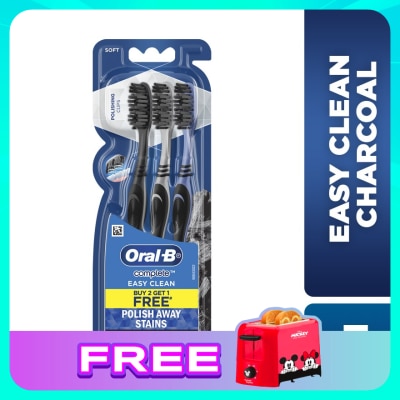 ORAL-B Easy Clean Charcoal Toothbrush 3S