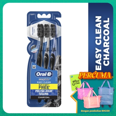 ORAL-B Easy Clean Charcoal Toothbrush 3S
