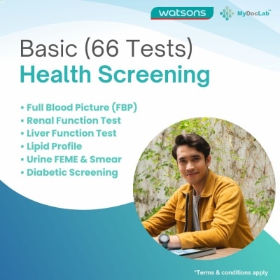MYDOCLAB Basic Health Screening Voucher (66 Test)