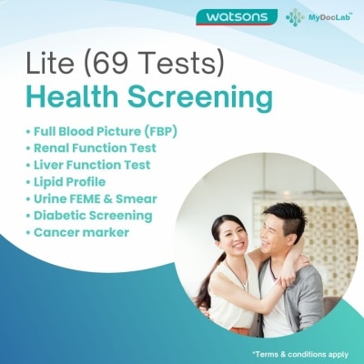 MYDOCLAB LITE Health Screening Voucher (69 Test)