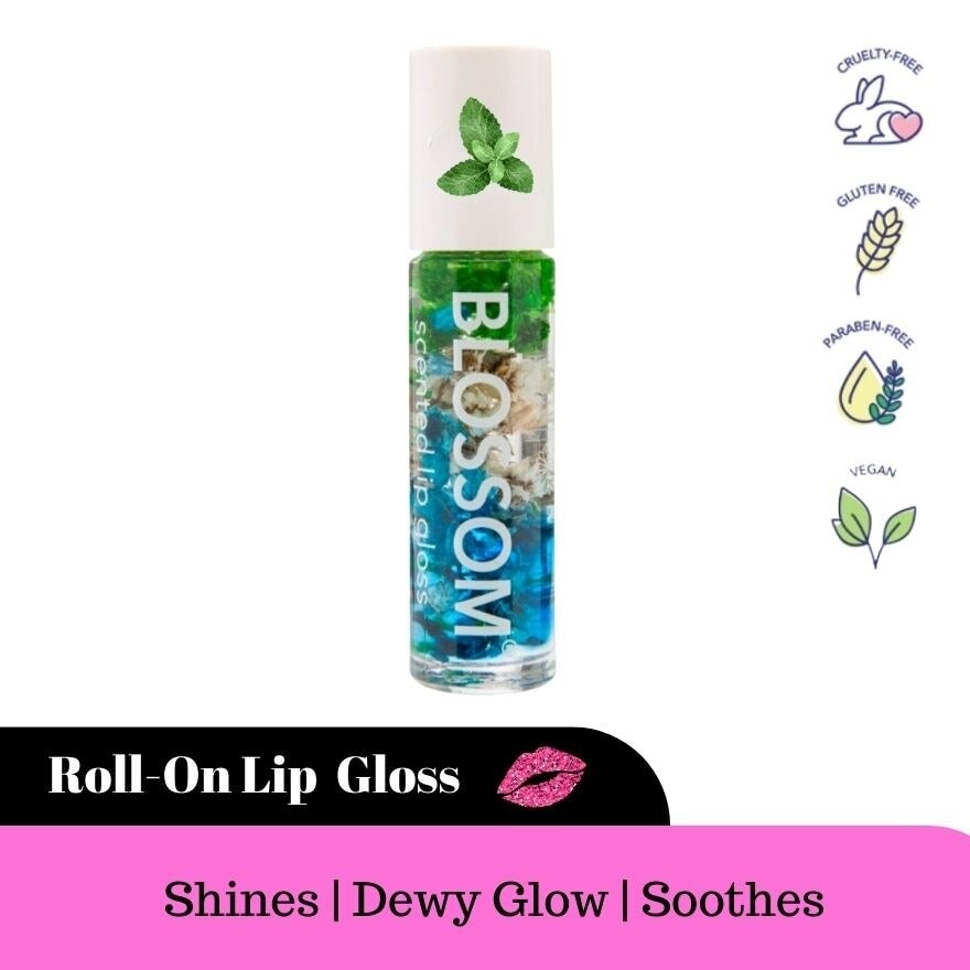 Scented Roll On Lip Gloss - Mint 5.9ml