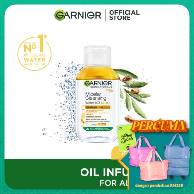 GARNIER - MICELLAR OIL INFUSED CLEANSING WATER 50ML