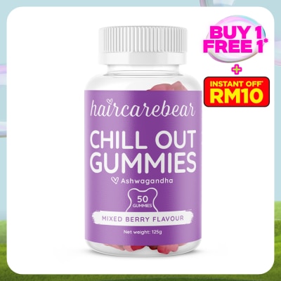 HAIR CARE BEAR Chill Out Gummies 50s (Mixed Berry Flavour)