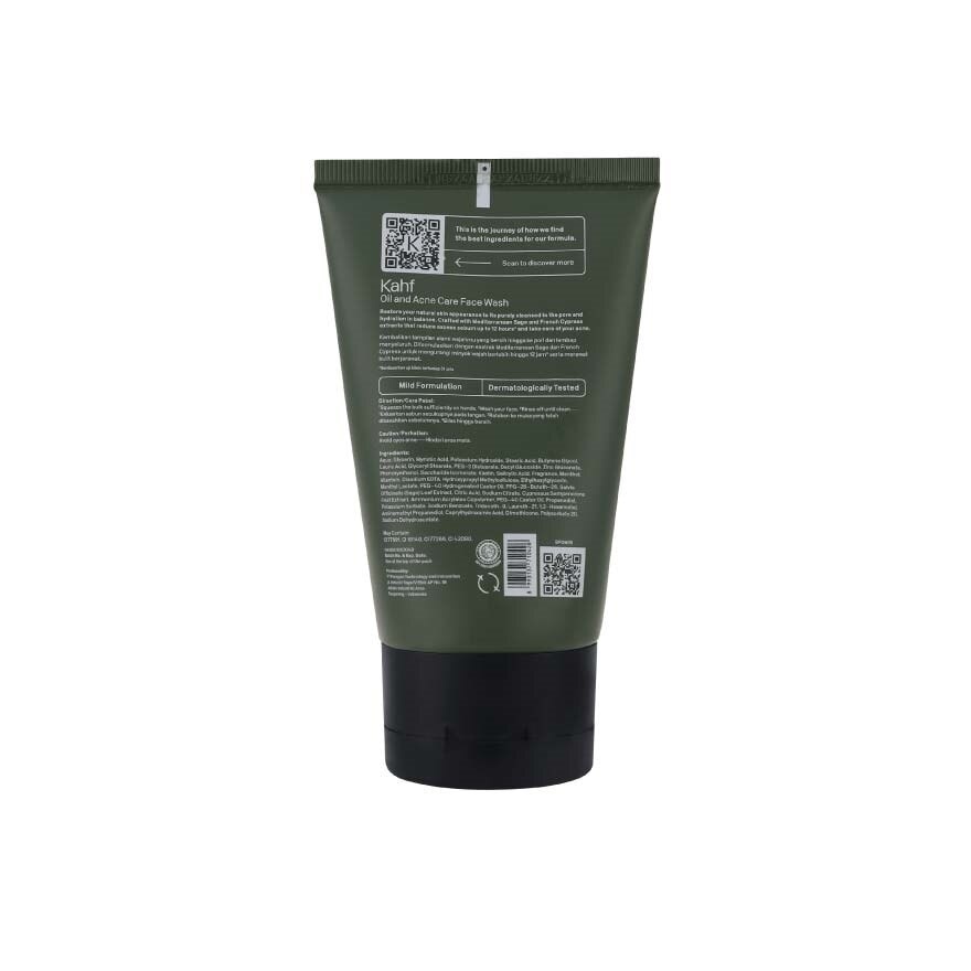 Oil and Acne Care Face Wash 100ml