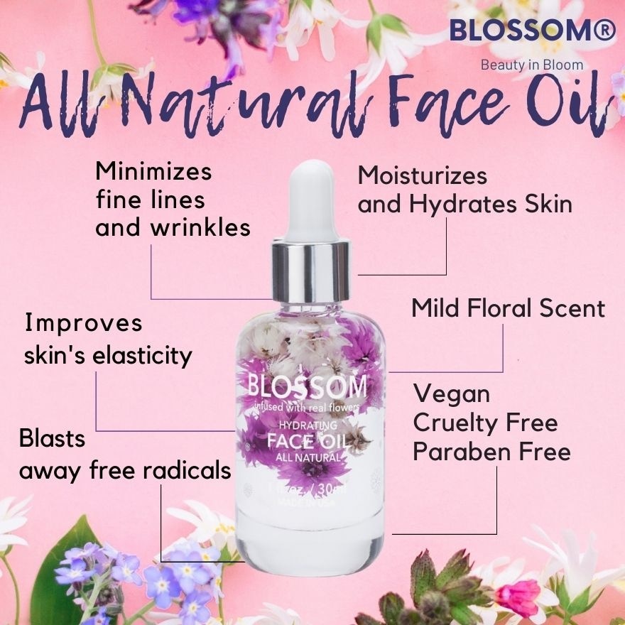 Natural & Hydrating Face Oil - Fall 30ml