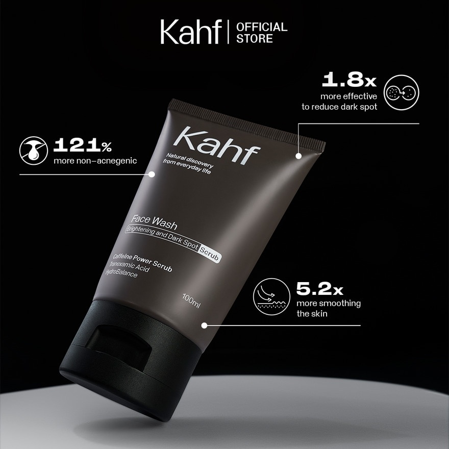 Kahf Brightening and Dark Spot Scrub Face Wash 100 ml
