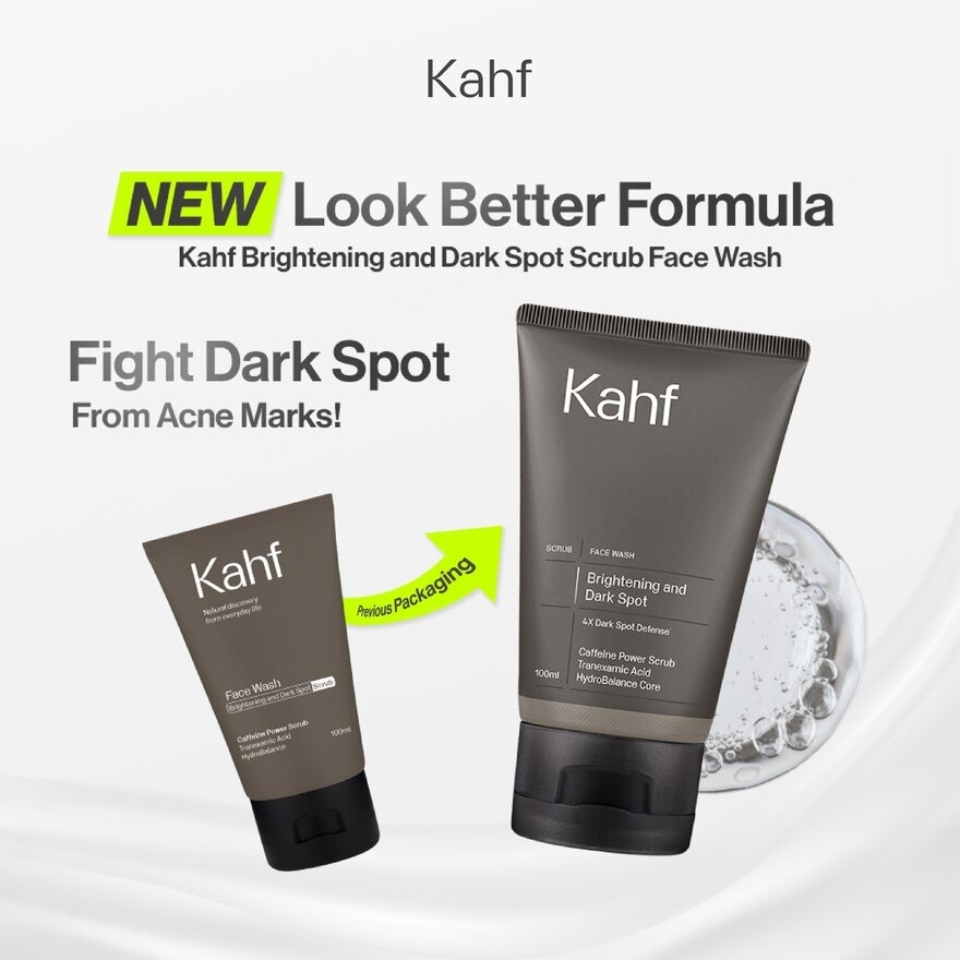 Kahf Brightening and Dark Spot Scrub Face Wash 100 ml