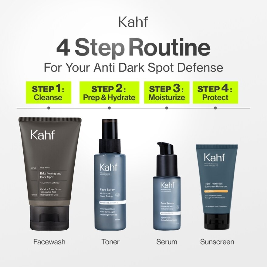 Kahf Brightening and Dark Spot Scrub Face Wash 100 ml