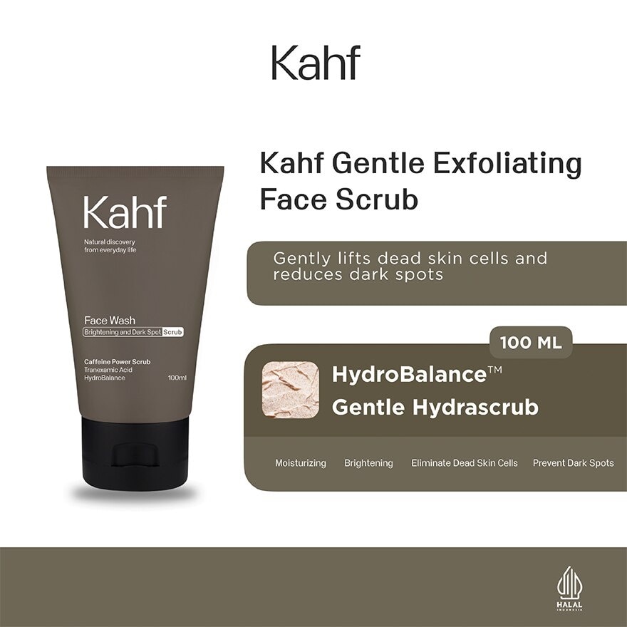 Kahf Brightening and Dark Spot Scrub Face Wash 100 ml