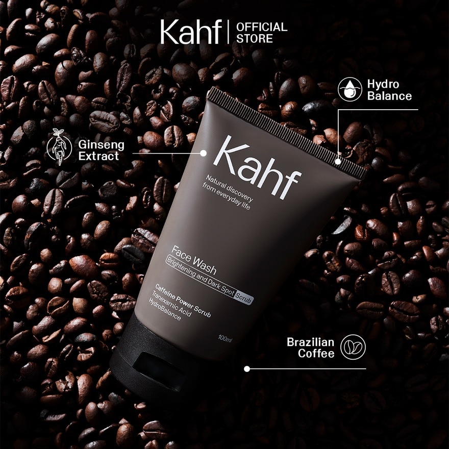 Kahf Brightening and Dark Spot Scrub Face Wash 100 ml