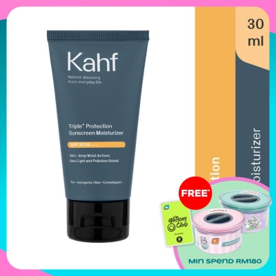 KAHF Triple Protection Sunscreen Moisturizer 30ml