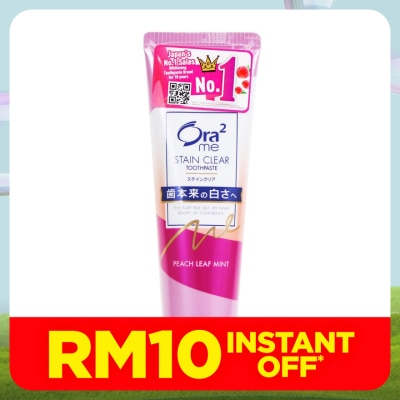ORA2 Ora2 me Stain Clear Dental Paste 140g Peach Leaf M