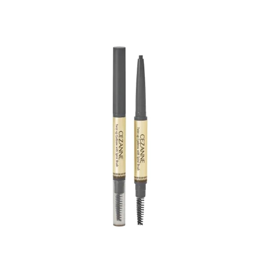 Twist Up Eyebrow With Spiral Brush 05 Natural Gray