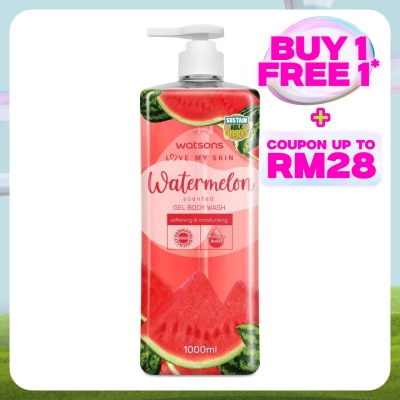 WATSONS Watermelon Gel Body Wash 1L