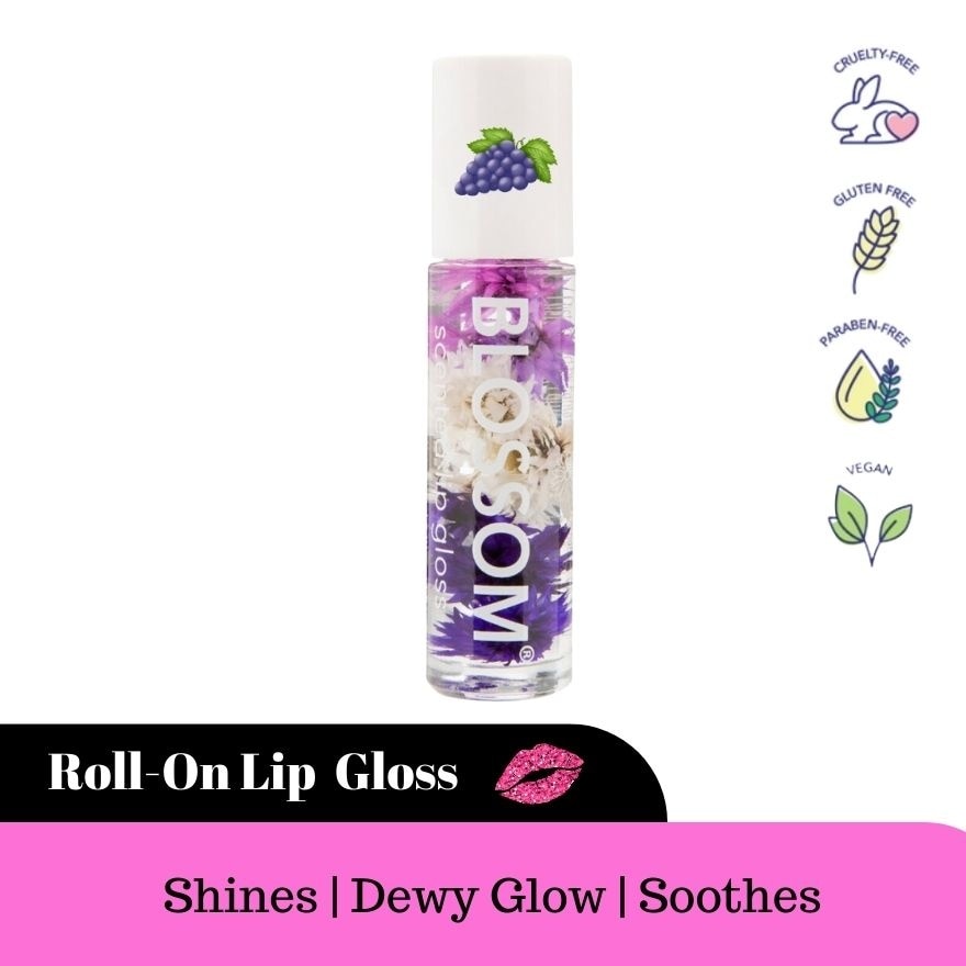 Scented Roll On Lip Gloss - Grape 5.9ml