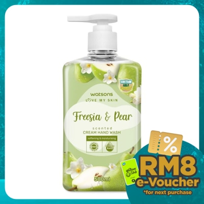 WATSONS FREESIA & PEAR CREAM HAND WASH