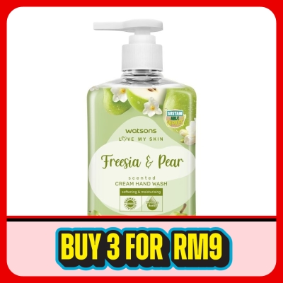 WATSONS - FREESIA & PEAR CREAM HAND WASH