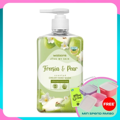 WATSONS FREESIA & PEAR CREAM HAND WASH