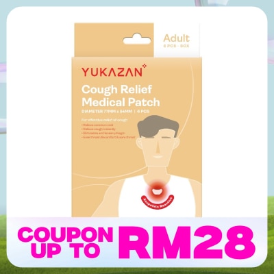 YUKA ZAN Adult Cough Relief Medical Patch 6's