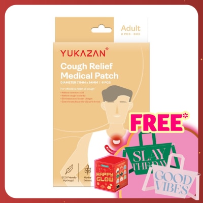 YUKA ZAN Adult Cough Relief Medical Patch 6's