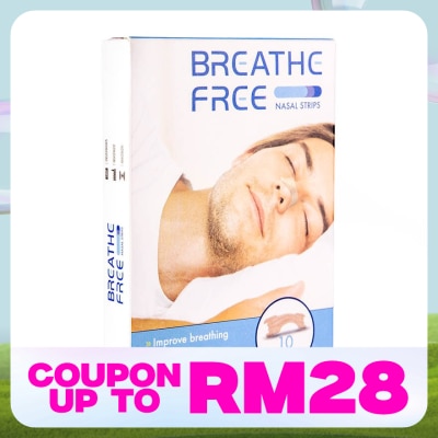 BREATHE FREE Nasal Strips Regular 10's