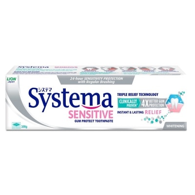 SYSTEMA Sensitive & Gum Protection T/Paste Whitening 100g