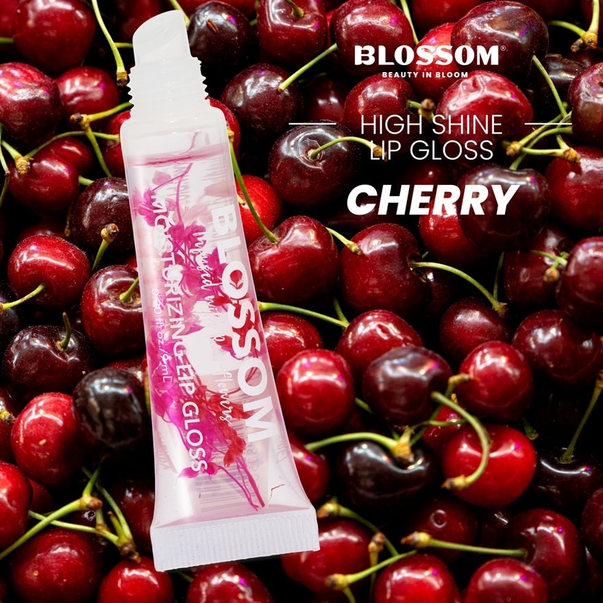 Scented Moisturizing Lip Gloss Tube - Cherry 9ml