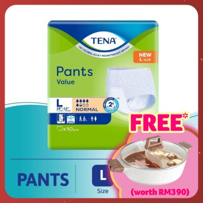 TENA Pants Value Adult Diaper L 10S