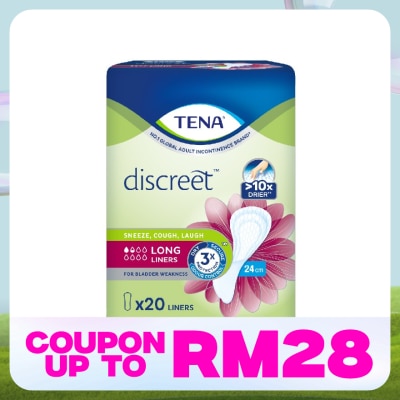 TENA Discreet Long Liner 24cm 20s