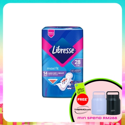 LIBRESSE - Libresse Maxi Wings 28cm 14s