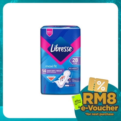 LIBRESSE Libresse Maxi Wings 28cm 14s