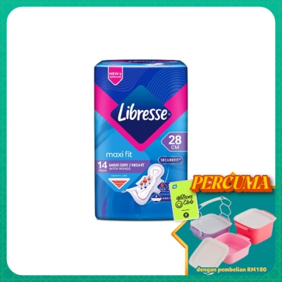 LIBRESSE - Libresse Maxi Wings 28cm 14s