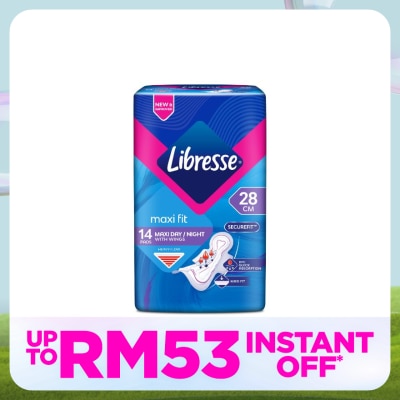 LIBRESSE Libresse Maxi Wings 28cm 14s