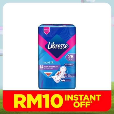 LIBRESSE Libresse Maxi Wings 28cm 14s