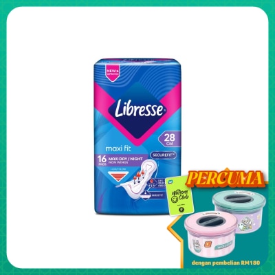 LIBRESSE Libresse Maxi Non Wings 28cm 16s